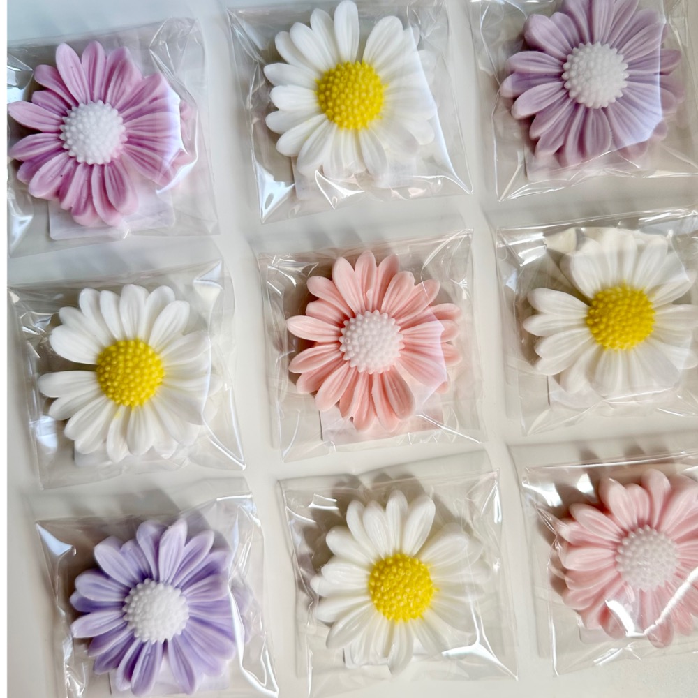 瑪格麗特 造型手工肥皂 20～25g｜婚禮小物 二進禮 桌上禮 小禮物 隨身皂 送禮自用｜薰衣草精油賦香-細節圖6