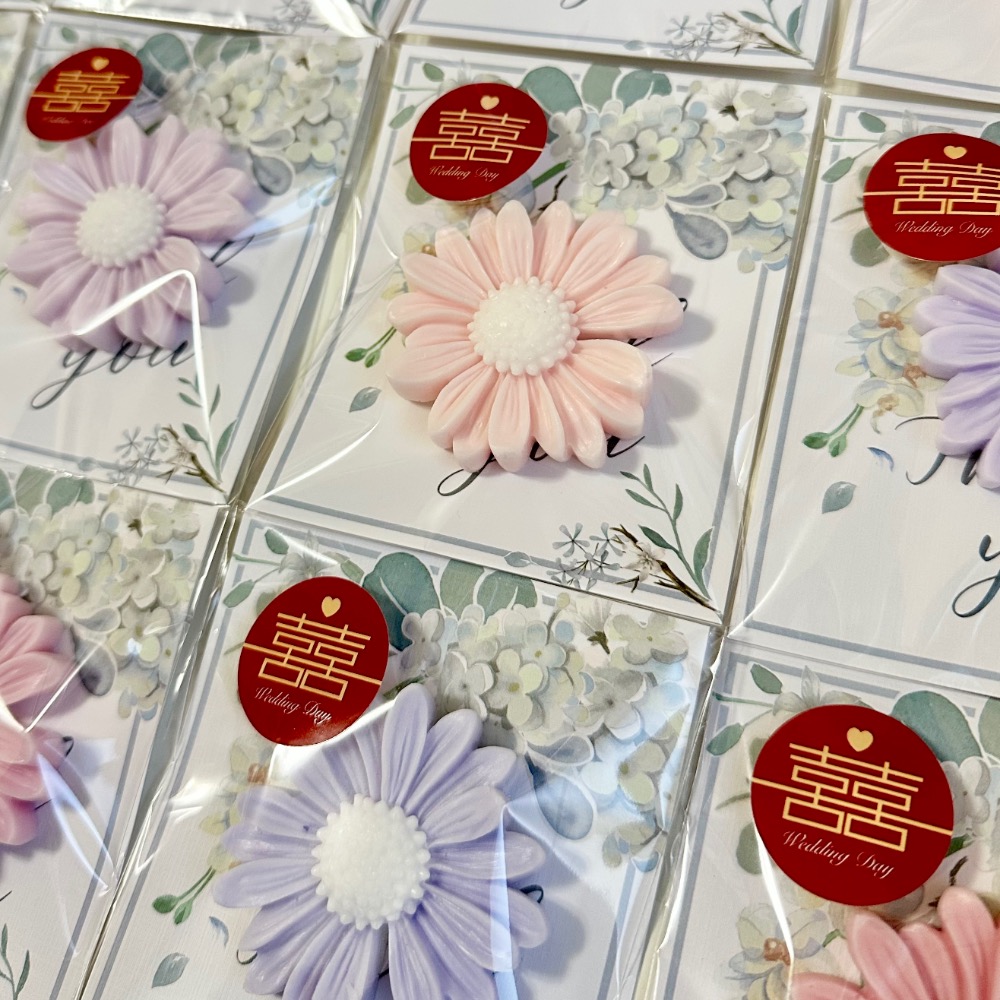 瑪格麗特 造型手工肥皂 20～25g｜婚禮小物 二進禮 桌上禮 小禮物 隨身皂 送禮自用｜薰衣草精油賦香-細節圖8