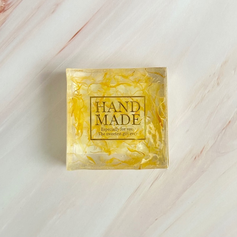 氨基酸金盞花皂｜PH5.8~6 弱酸性 溫和洗淨力｜食用等級金盞花瓣-細節圖3