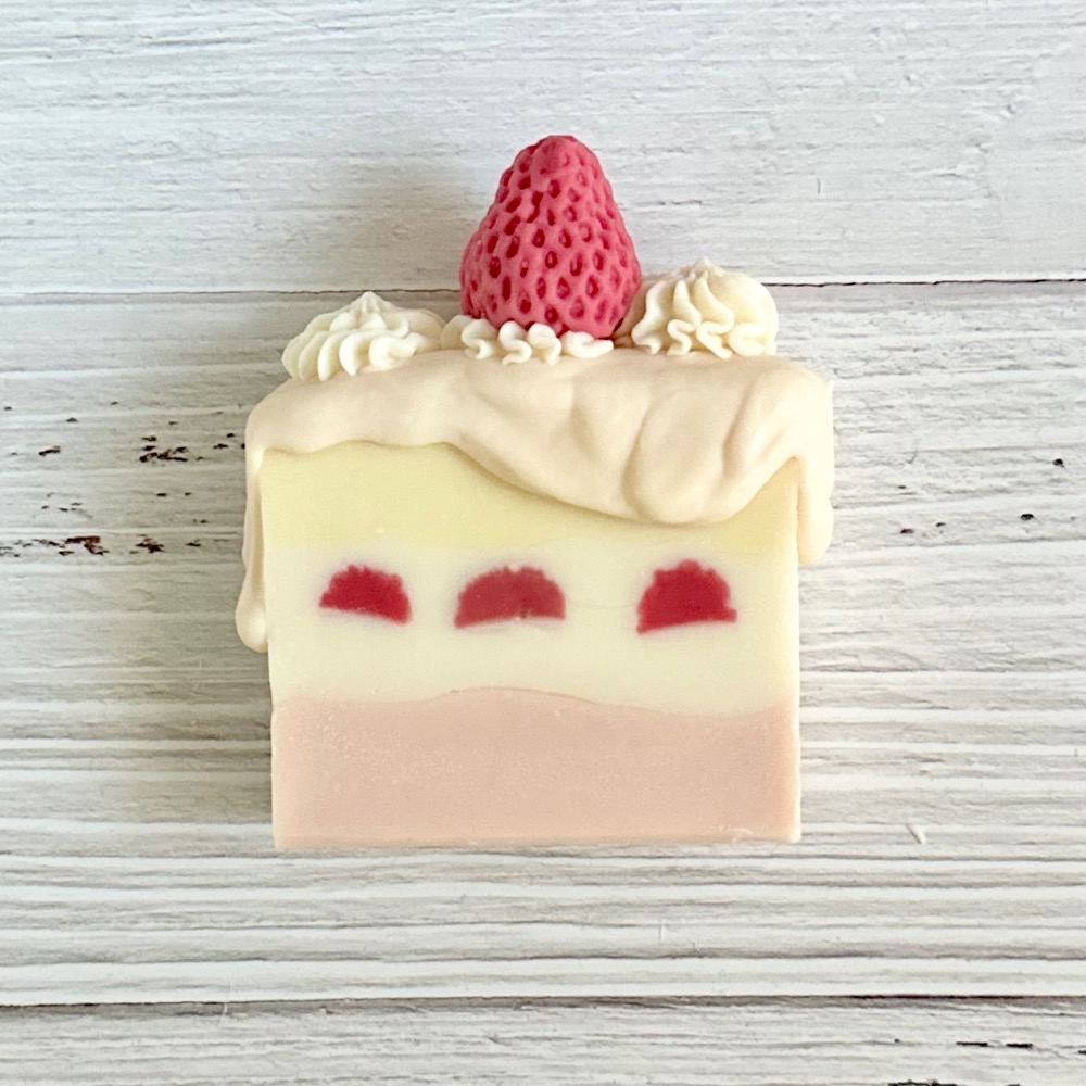 草莓水蜜桃蛋糕皂（3）120g/顆