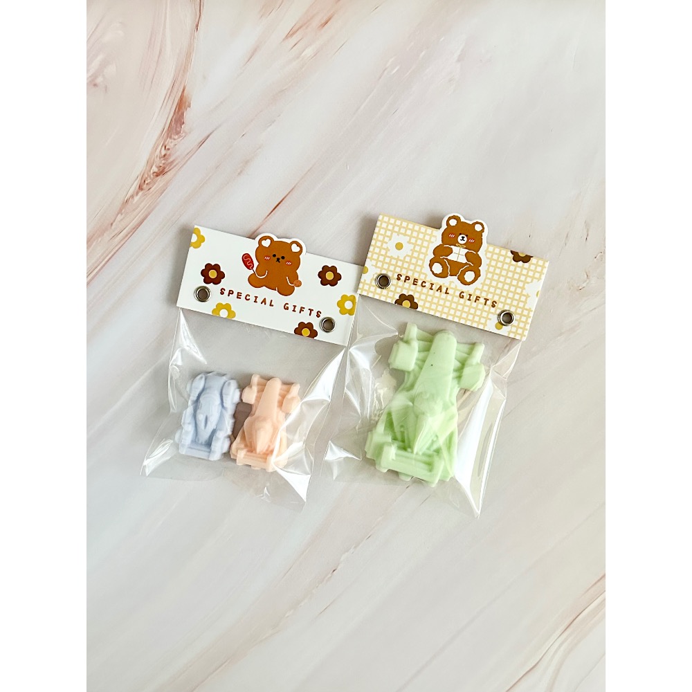 汽車 恐龍 造型肥皂 20g～30g 手工肥皂 送禮自用 小禮物 隨身皂 兒童禮物 生日分享 幼兒園禮物 1入/2入組-細節圖6