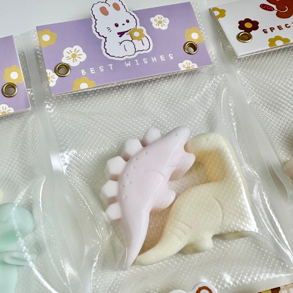 汽車 恐龍 造型肥皂 20g～30g 手工肥皂 送禮自用 小禮物 隨身皂 兒童禮物 生日分享 幼兒園禮物 1入/2入組-規格圖7