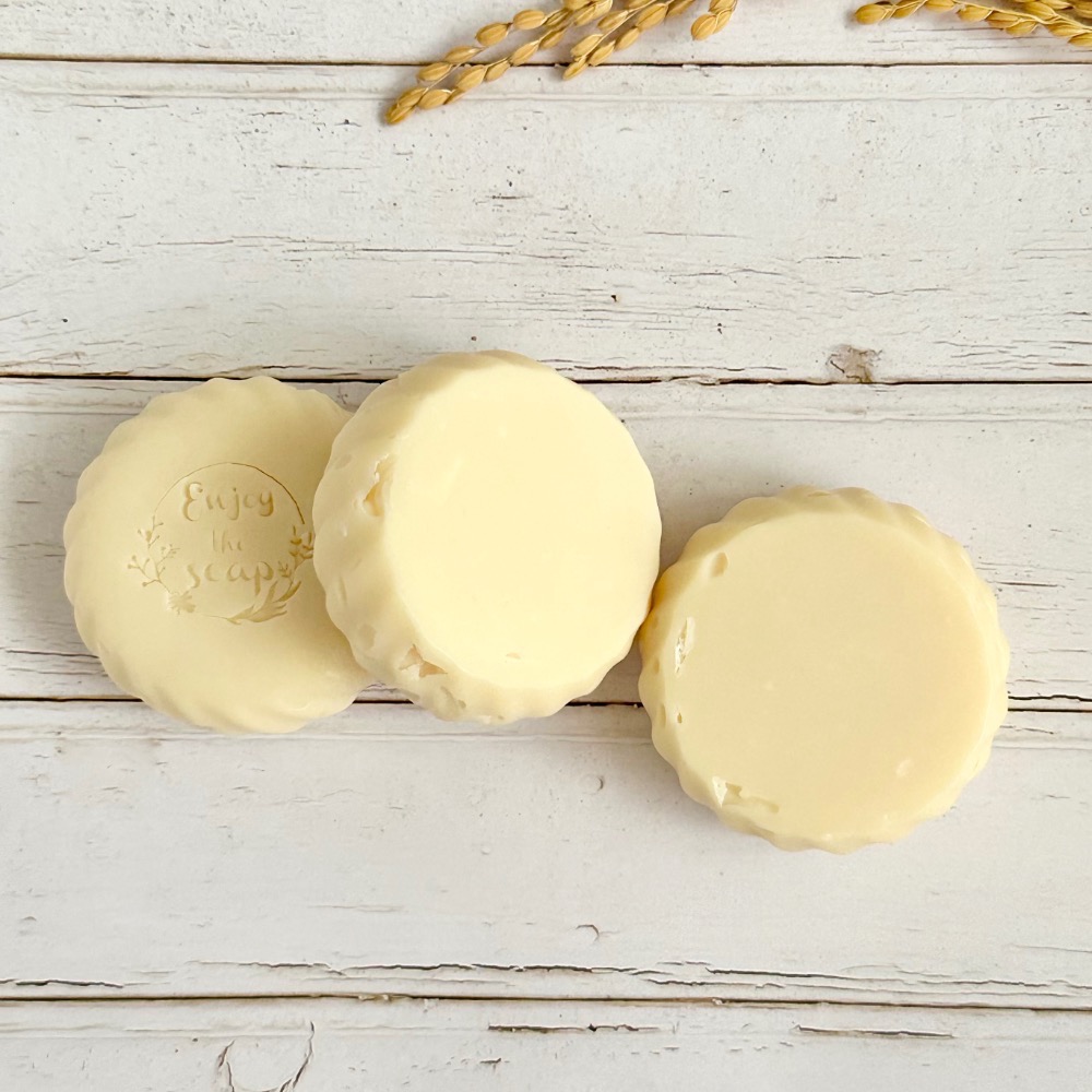 夏日必備 純天然台灣稻米皂｜清新潔淨新感受 溫和保濕清爽皂｜來自大地的禮物｜一般膚質適用-細節圖3