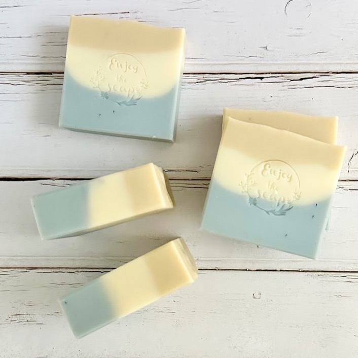 夏日限定 薄荷皂 涼感皂 檸檬尤加利微涼 茶樹柑橘沁涼｜炎熱夏日激推｜一般膚質適用-細節圖2