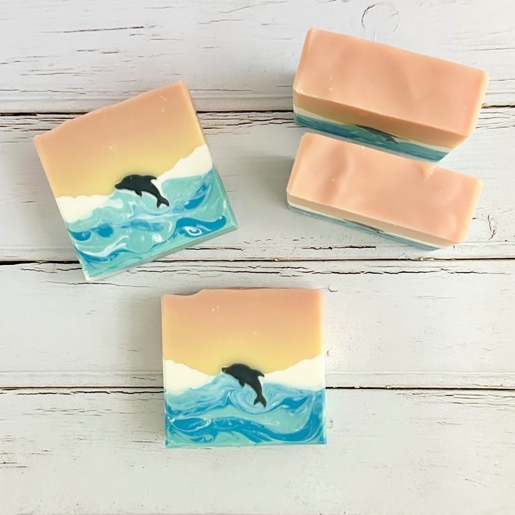 情境造型藝術皂 跳躍海豚-細節圖2