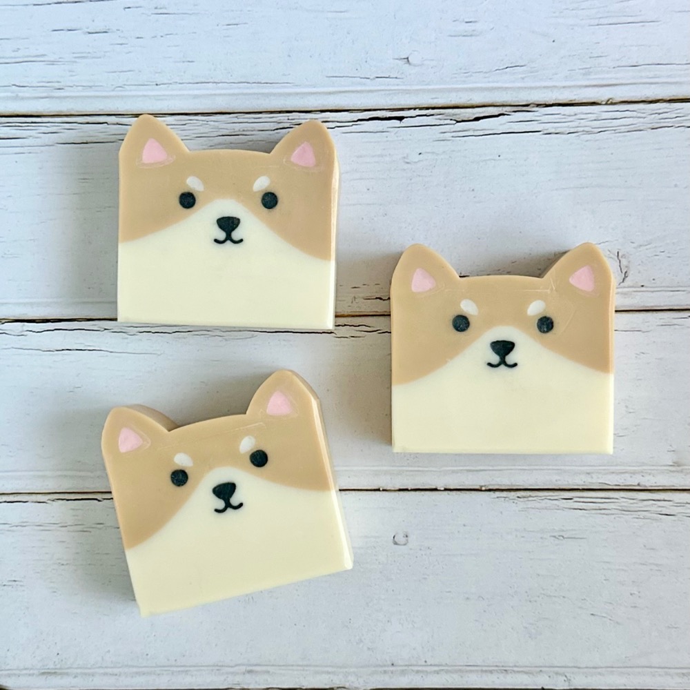 可愛柴犬皂 95g/顆-細節圖2