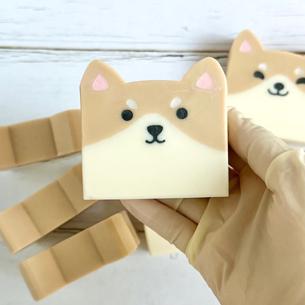 可愛柴犬皂 95g/顆-細節圖4