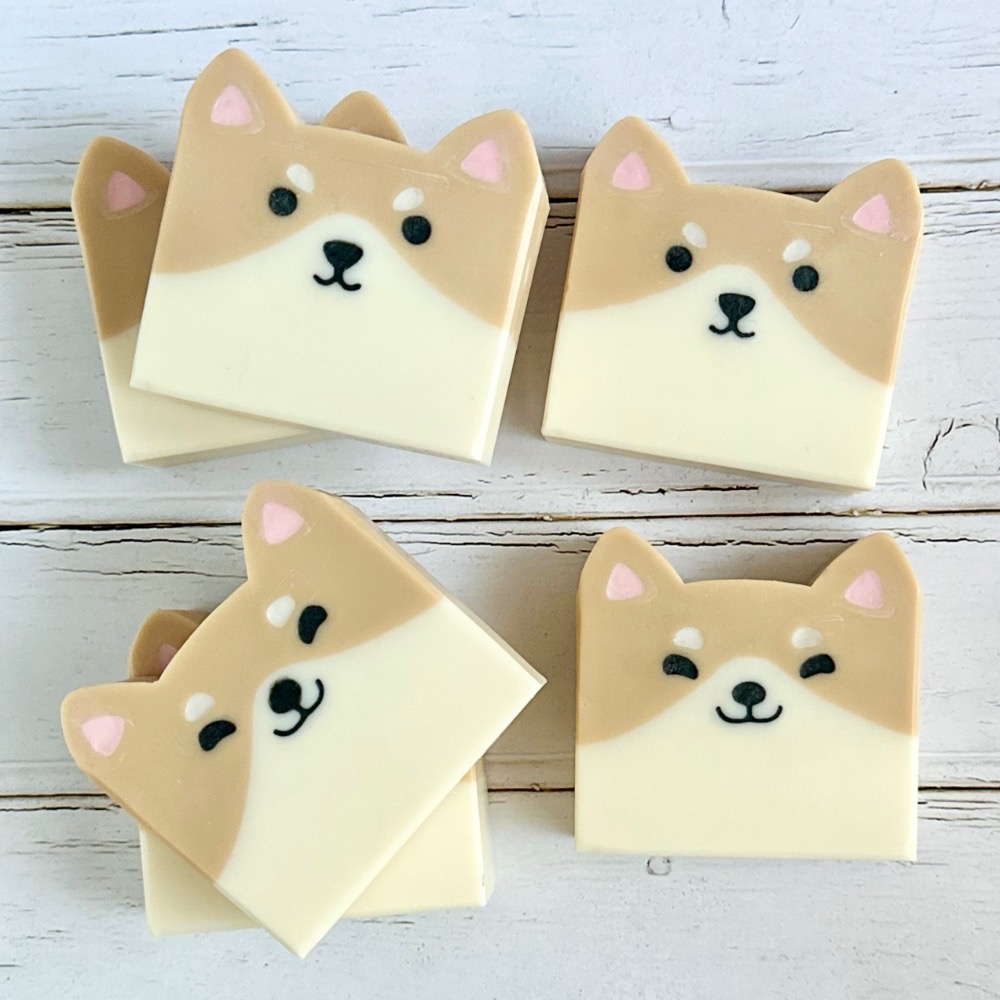 可愛柴犬皂 95g/顆-細節圖5