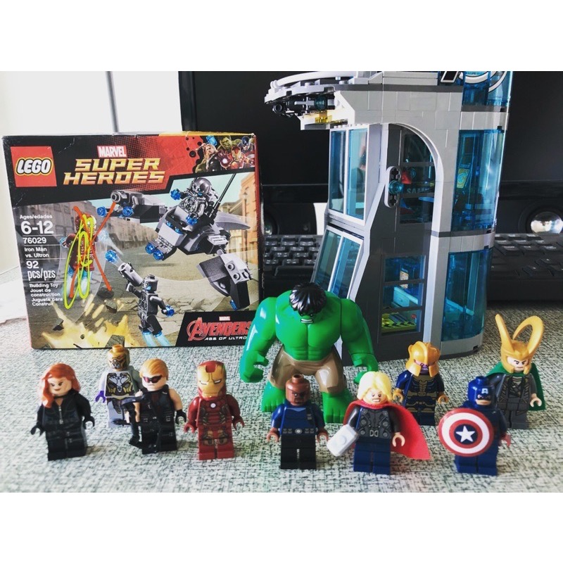 Lego 76038 漫威 復仇者聯盟 鋼鐵人 美國隊長 雷神索爾 鷹眼 黑寡婦 洛基 浩克尼克瑞福 薩諾斯 史塔克大樓-細節圖2