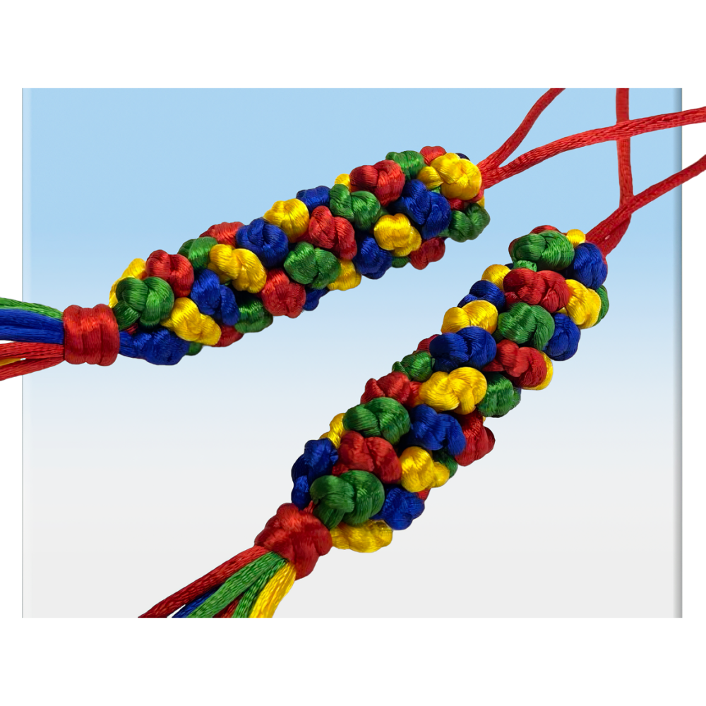 【合雅藝品】手工編織【金剛結】鳳梨結 菠蘿結 中國結 平安結 吉祥結 汽車掛飾 包包配飾 (台中 藝品 批發 零售)-細節圖4
