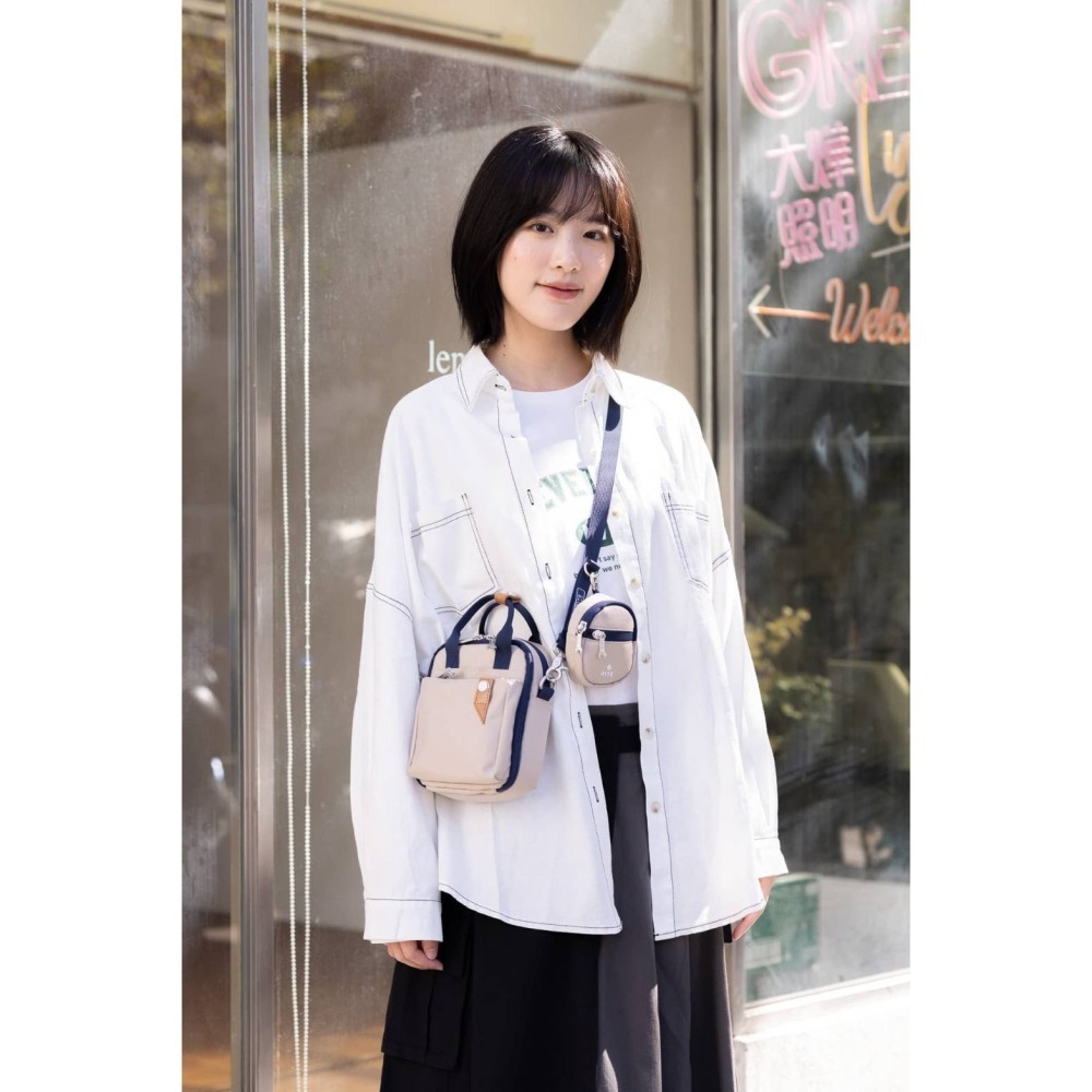 RITE-環保紗系列吐司包_S PLUS_ 多色 隨身小包 側背包 多夾層 環保材質 斜背-細節圖11