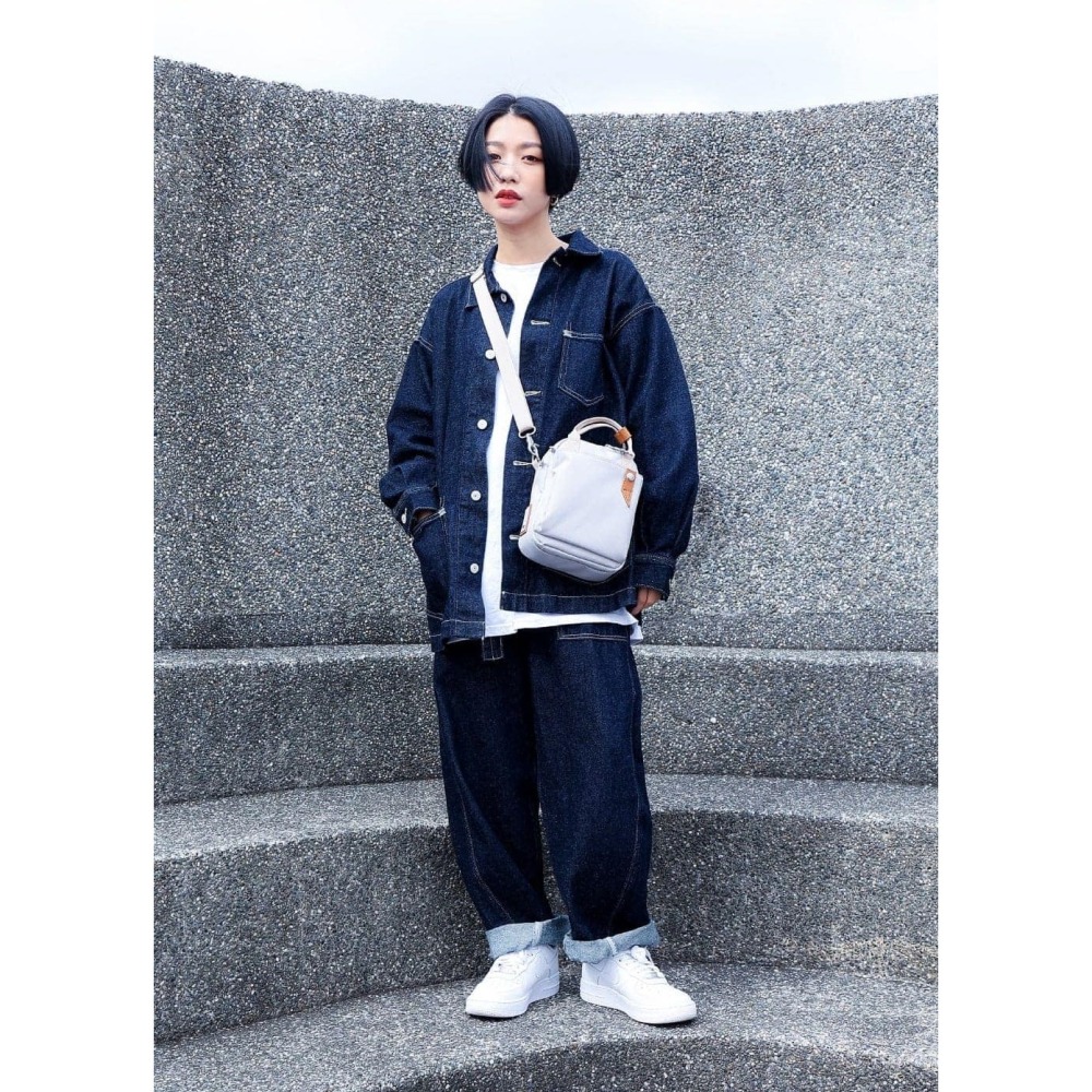 RITE-環保紗系列吐司包_M_ 多色 隨身小包 側背包 多夾層 環保材質 斜背 後背-細節圖10