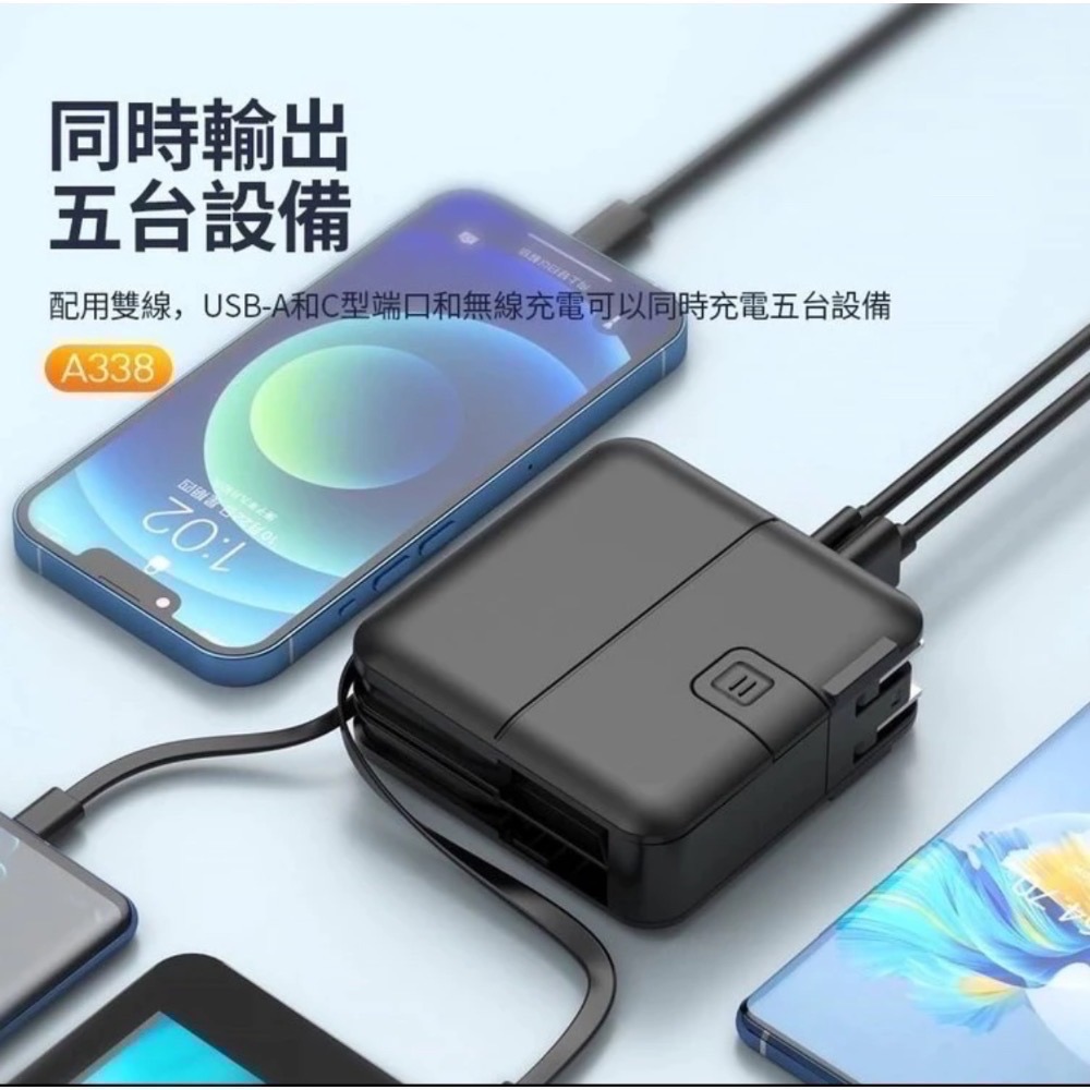 🎁台灣製造『現貨快速出貨』 正版快充ASPOR 超級萬能充行動電源 行動電源五合一 QC3.0+PD 10000mAh-細節圖5