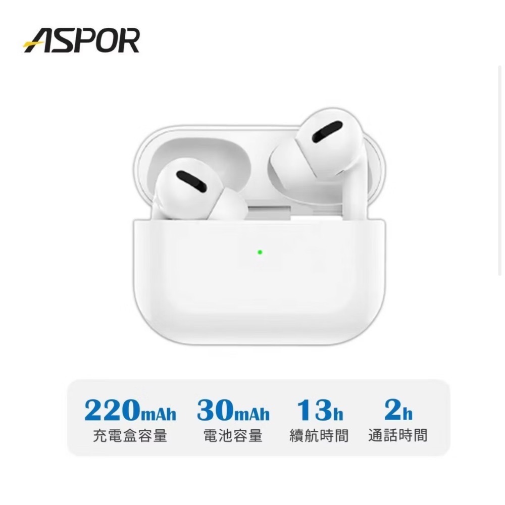 🎁 台灣公司貨『現貨供應快速出貨』最新𝐀𝐒𝐏𝐎𝐑 第五代 真無線藍牙耳機 頭部追蹤 無線充電 抗噪 降-細節圖5