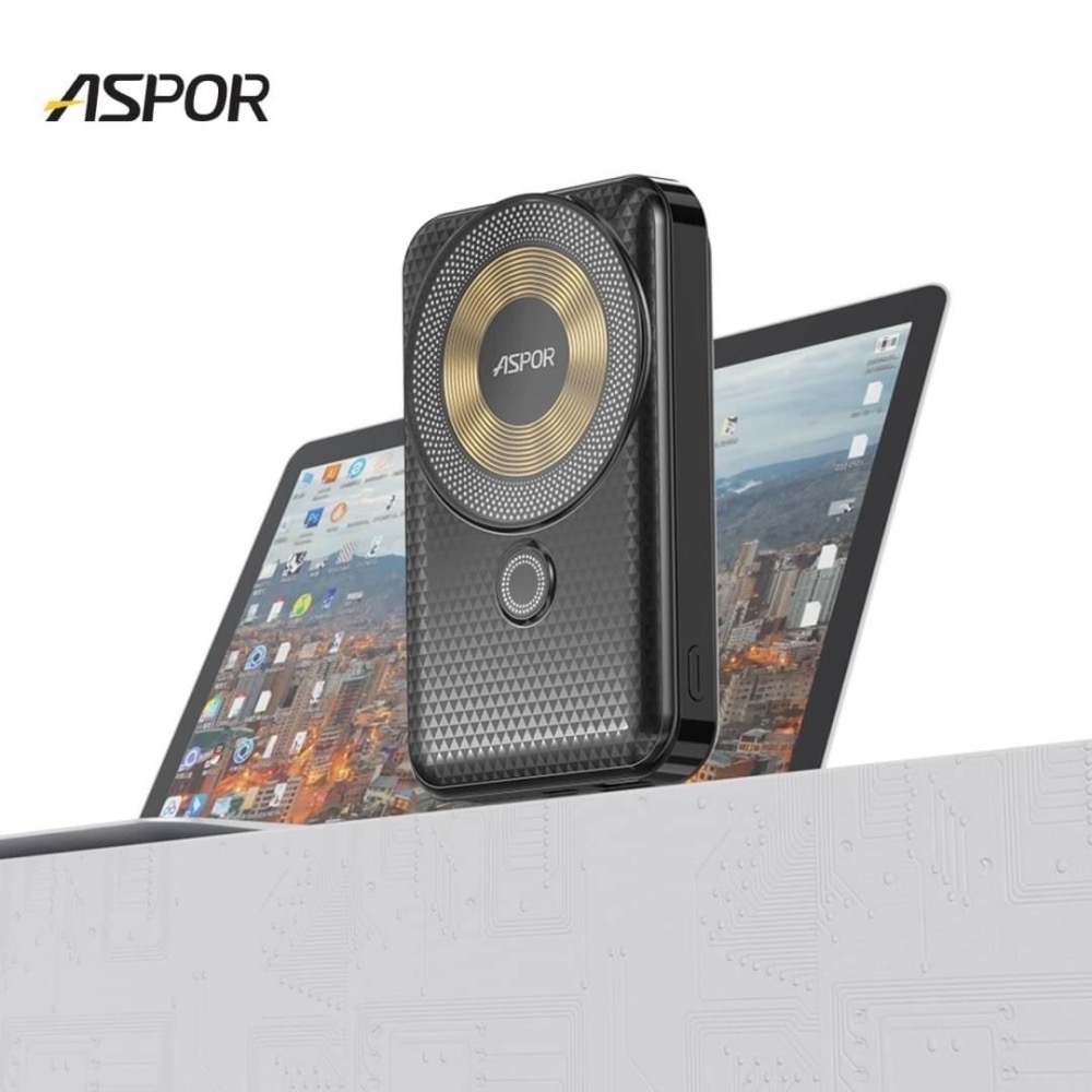 🎁『台灣公司貨快速出貨』ASPOR a326磁吸有支架快充行動電源13000 22.5W-細節圖7