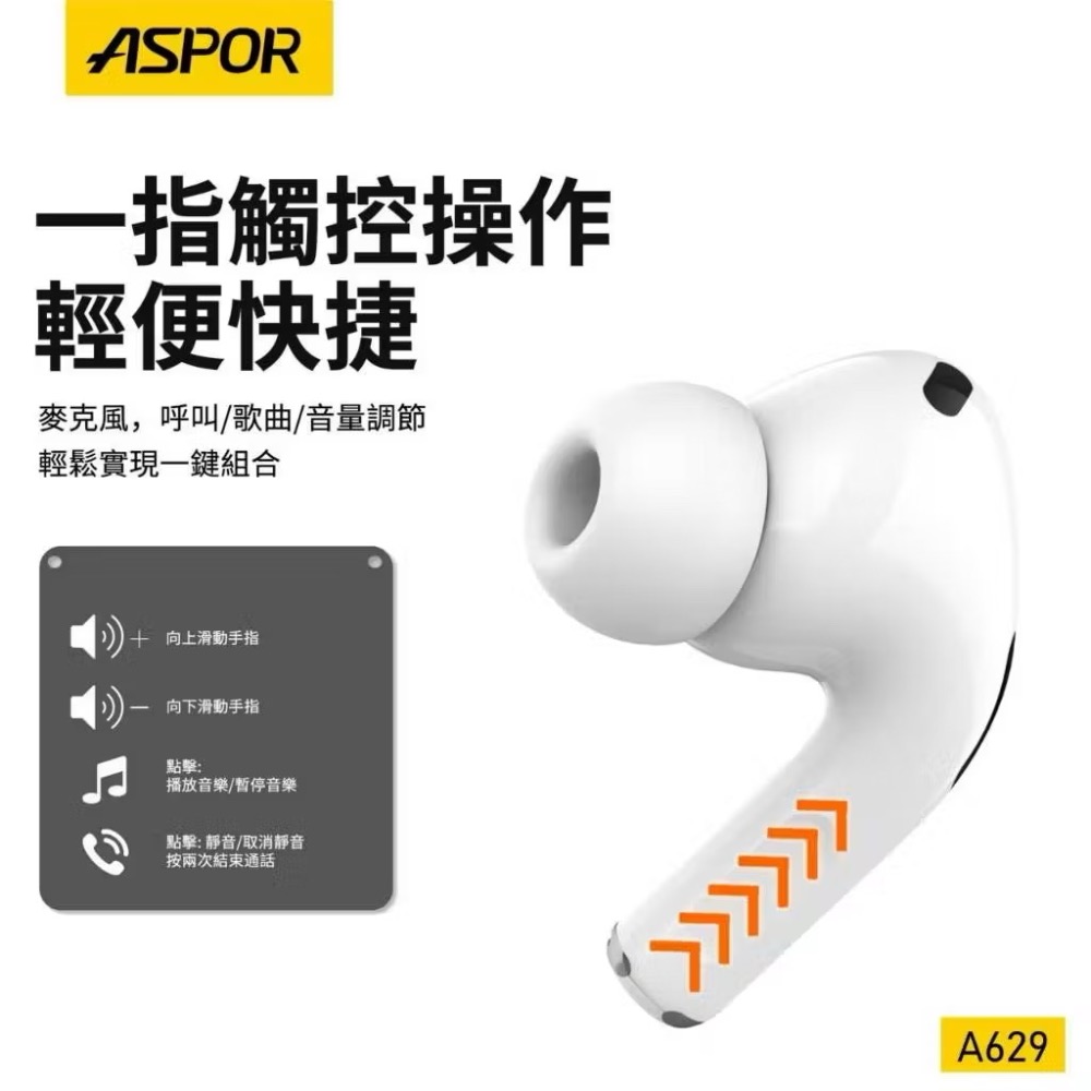 🎁台灣公司貨現貨快速出貨￼【ASPOR】ANC多功能智能無線耳機 彩色觸控屛 降噪耳機 藍牙耳機-細節圖4