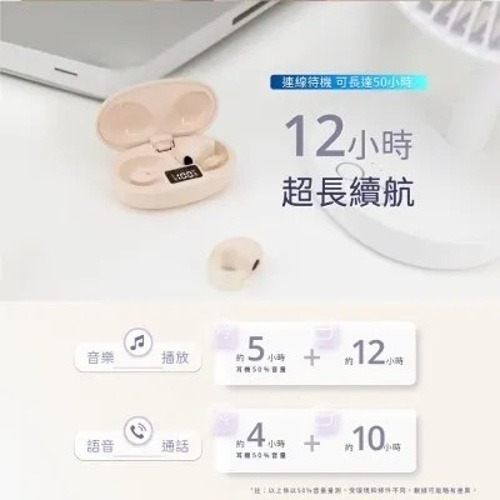 台灣製造【人因科技】BW76 耳夾輕鬆戴護耳式 真無線藍牙耳機 新潮耳夾式輕鬆戴有效保護聽力-細節圖5