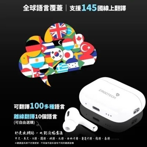台灣公司貨 人因科技 BW72 AI智能即時翻譯藍牙耳機無線藍牙耳機頭部追蹤 無線充電抗噪降噪-細節圖6