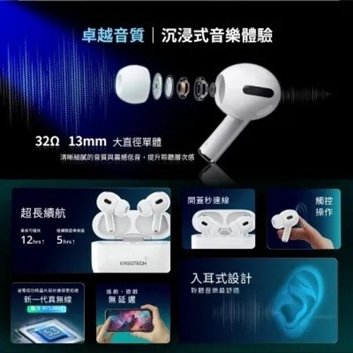 台灣公司貨 人因科技 BW72 AI智能即時翻譯藍牙耳機無線藍牙耳機頭部追蹤 無線充電抗噪降噪-細節圖10