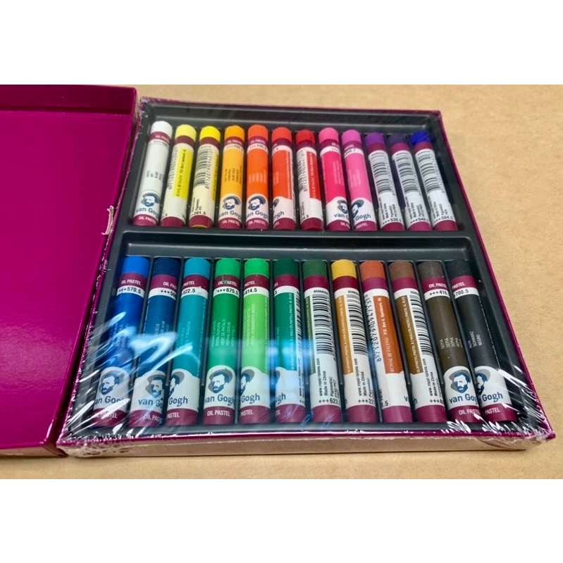 Van Gogh 梵谷 24色油性蠟筆-細節圖2
