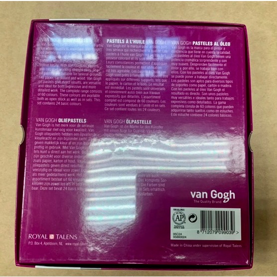 Van Gogh 梵谷 24色油性蠟筆-細節圖3