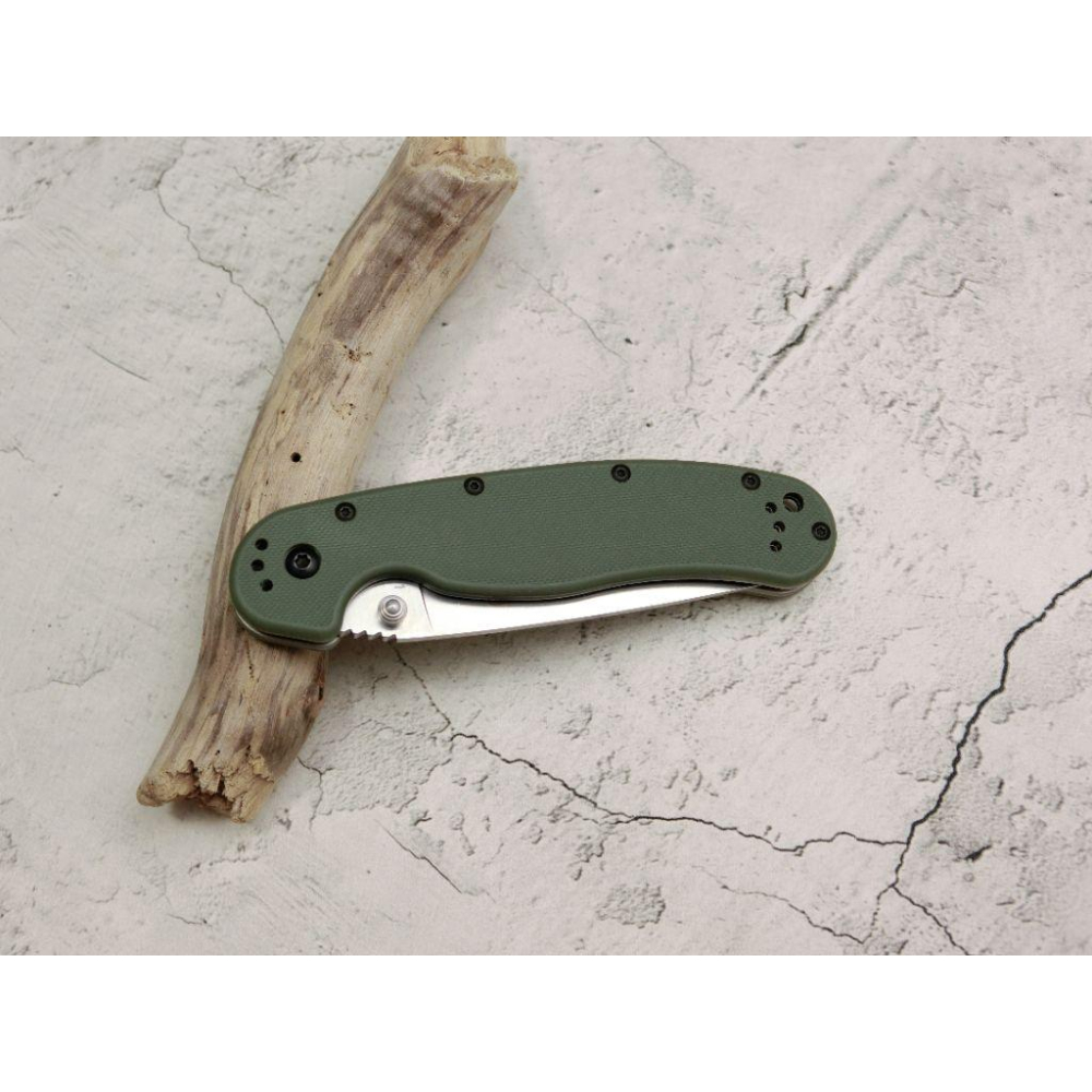 [泡泡虎] Ontario RAT 1 Model 1 D2 ON8867OD 折刀 登山 露營 野外求生 全新 現-細節圖3