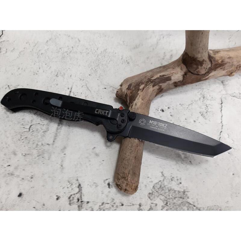 [泡泡虎] CRKT M16-10KZ 半齒刃 折刀 登山 露營 野外求生 [全新 現貨]-細節圖3