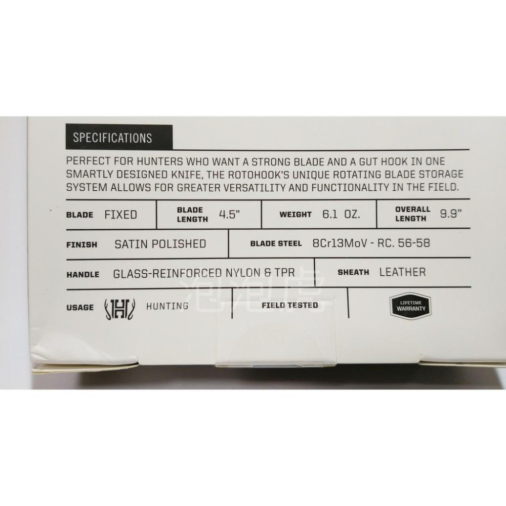 [泡泡虎] SOG RotoHook 直刀 求生刀 登山 露營 野外求生 [全新 現貨]-細節圖3