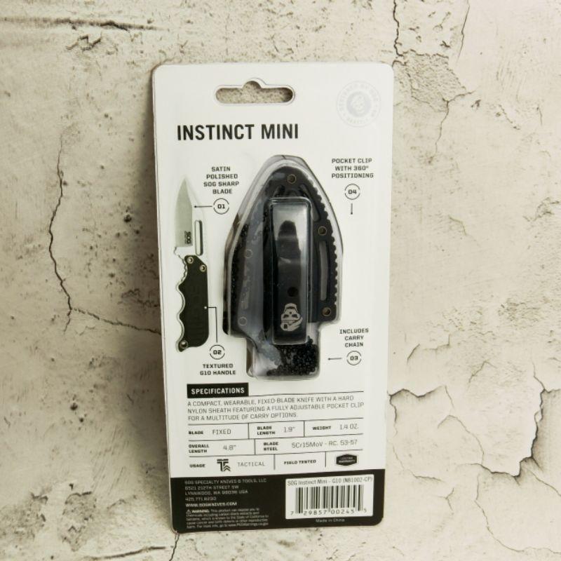 [泡泡虎] SOG Instinct Mini 小直刀 頸刀 [全新 現貨]-細節圖2