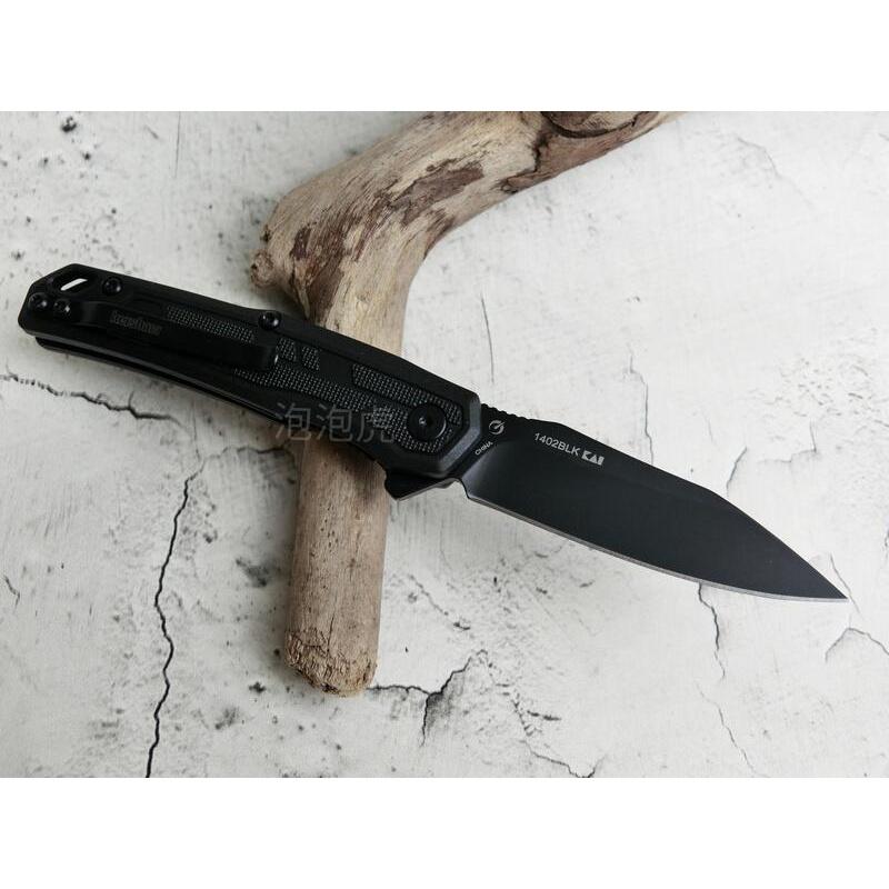 [泡泡虎] Kershaw Appa 1402BLK 折刀 登山 露營 野外求生 [全新 現貨]-細節圖3