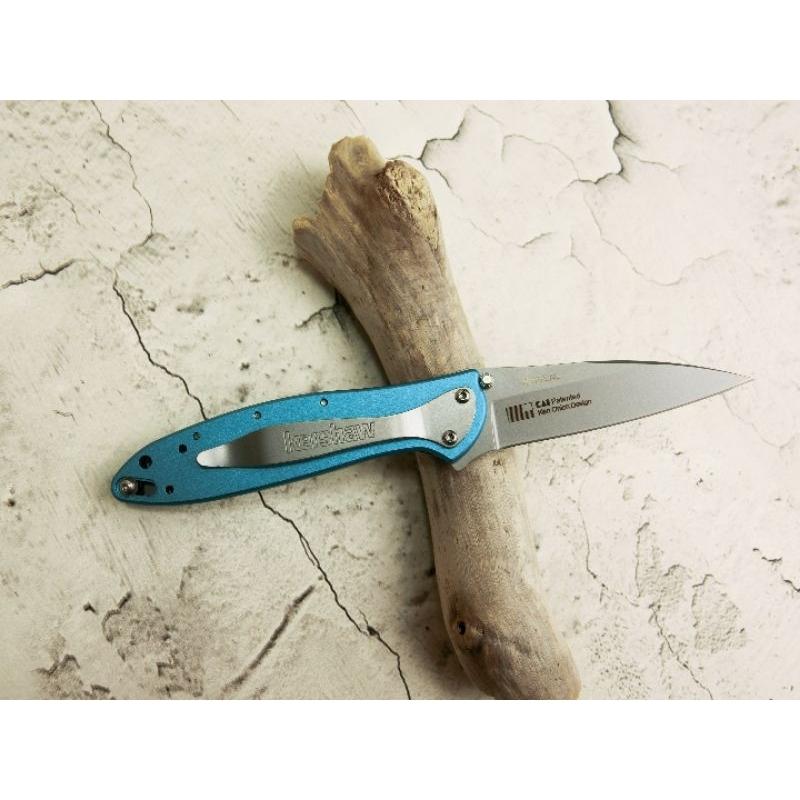 [泡泡虎] 美國製 Kershaw LEEK TEAL 1660 折刀 登山 露營 野外求生 [全新 現貨]-細節圖3