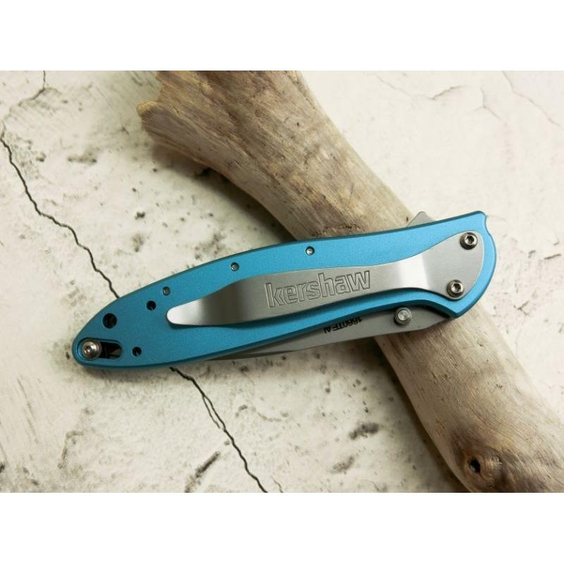 [泡泡虎] 美國製 Kershaw LEEK TEAL 1660 折刀 登山 露營 野外求生 [全新 現貨]-細節圖4
