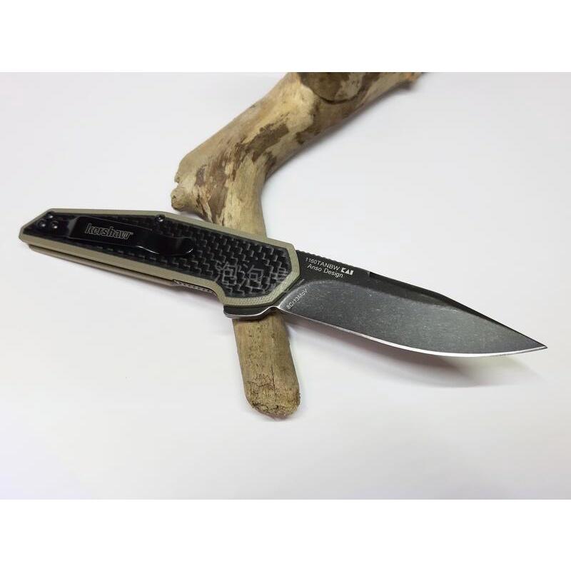 [泡泡虎] Kershaw 1160 TANBW 折刀 登山 露營 野外求生 [全新 現貨]-細節圖2