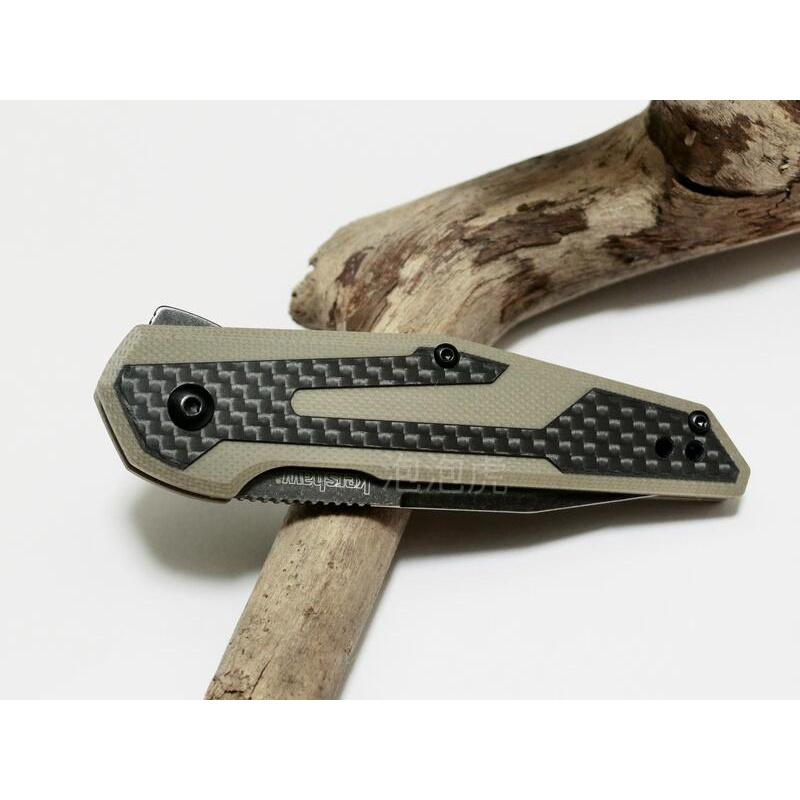 [泡泡虎] Kershaw 1160 TANBW 折刀 登山 露營 野外求生 [全新 現貨]-細節圖3