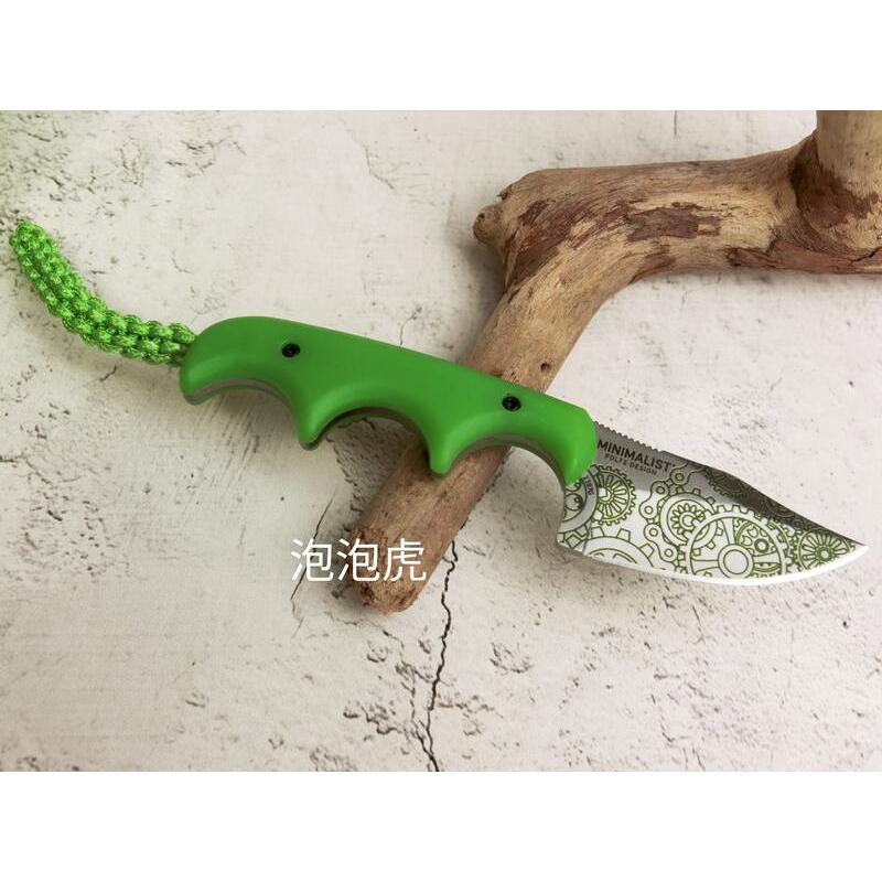 [泡泡虎] CRKT Minimalist 2387G 直刀 頸刀 登山 露營 野外求生 [全新 現貨]-細節圖3