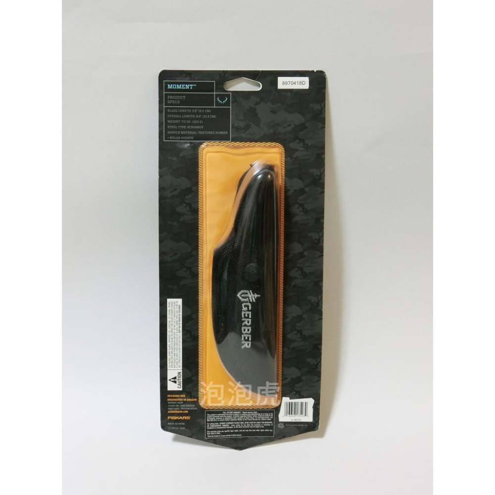 [泡泡虎] Gerber MOMENT 直刀 救難刀 [全新 現貨]-細節圖2