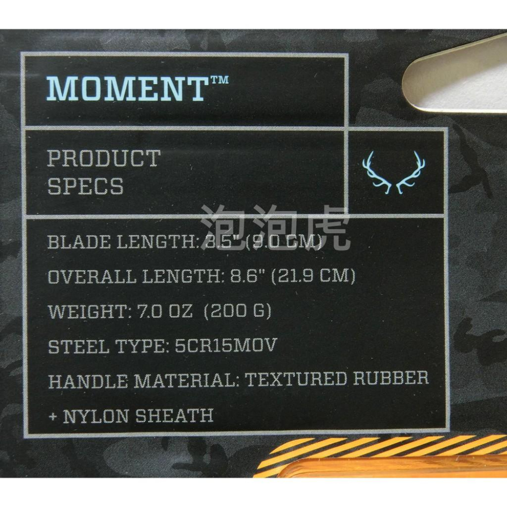 [泡泡虎] Gerber MOMENT 直刀 救難刀 [全新 現貨]-細節圖3