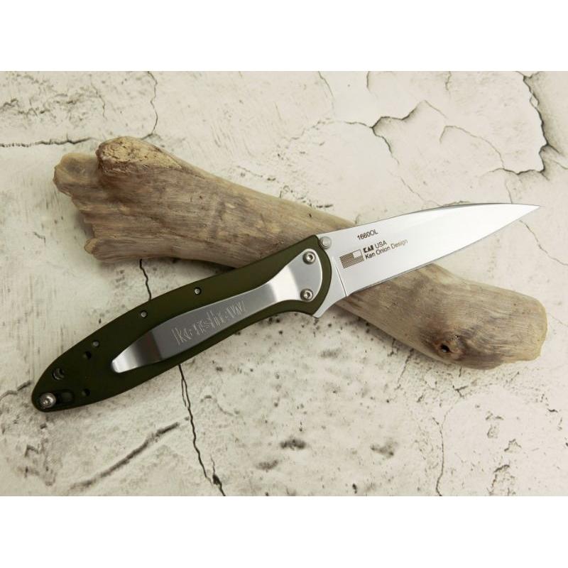 [泡泡虎] 美國製 Kershaw LEEK TEAL 1660OL 折刀 登山 露營 野外求生 [全新 現貨]-細節圖2