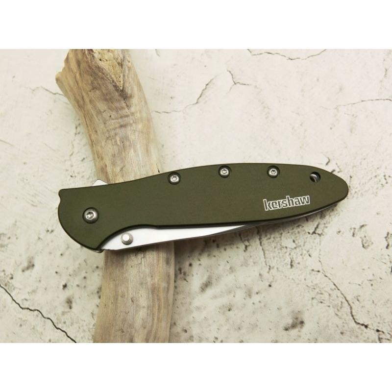 [泡泡虎] 美國製 Kershaw LEEK TEAL 1660OL 折刀 登山 露營 野外求生 [全新 現貨]-細節圖3