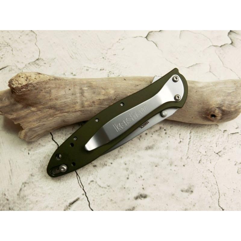 [泡泡虎] 美國製 Kershaw LEEK TEAL 1660OL 折刀 登山 露營 野外求生 [全新 現貨]-細節圖4