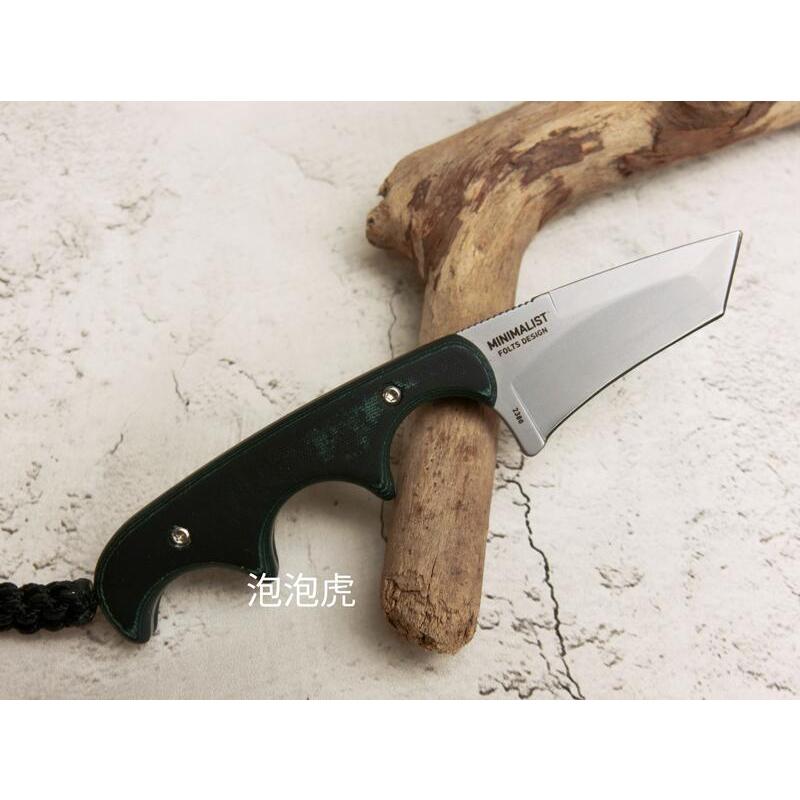 [泡泡虎] CRKT Folts Minimalist 2386 直刀 頸刀 登山 露營 野外求生 [全新 現貨]-細節圖2