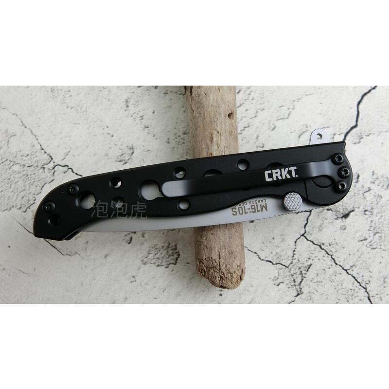 [泡泡虎] CRKT M16-10S Tanto 半齒刃 折刀 登山 露營 野外求生 [全新 現貨]-細節圖4