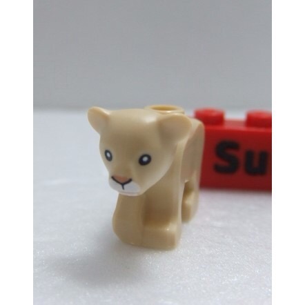 【積木2010】樂高 LEGO 沙色 小獅子 幼獅 獅子 / 動物 77307pb01/ 60307