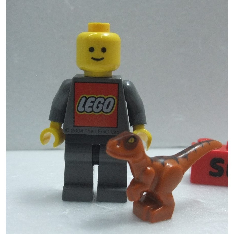 【積木2010】樂高 LEGO 迅猛龍 寶寶 / 深橘色 幼龍 恐龍 侏儸紀 / 75929-細節圖3