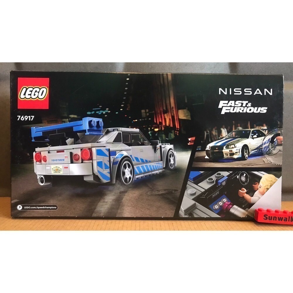 【積木2010】樂高 LEGO 76917 日產 Skyline GTR R34 / 玩命關頭 Nissan-細節圖2