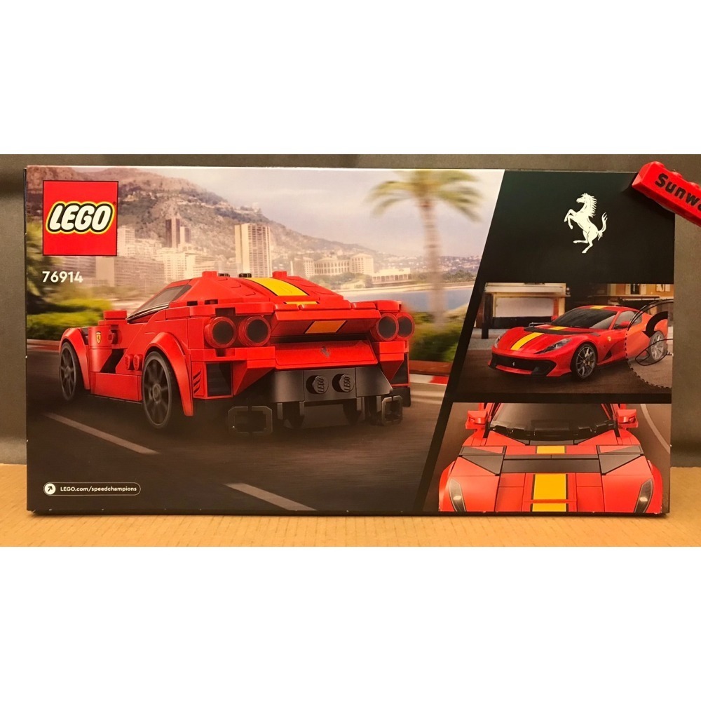 【積木2010】樂高 LEGO 76914 法拉利 812 Competizione / Ferrari SPEED-細節圖2