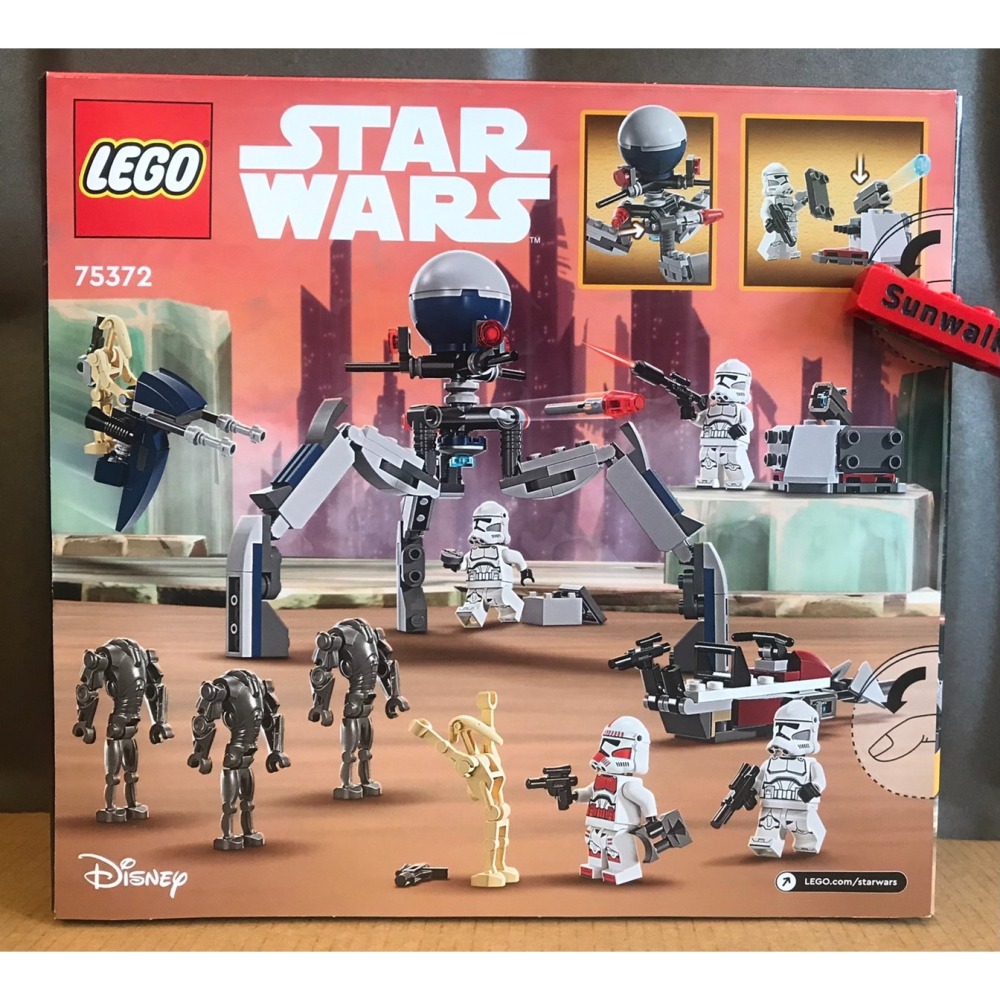 【積木2010】樂高 LEGO 75372 複製人 與 戰鬥機器人 / 星際大戰 徵兵包-細節圖2
