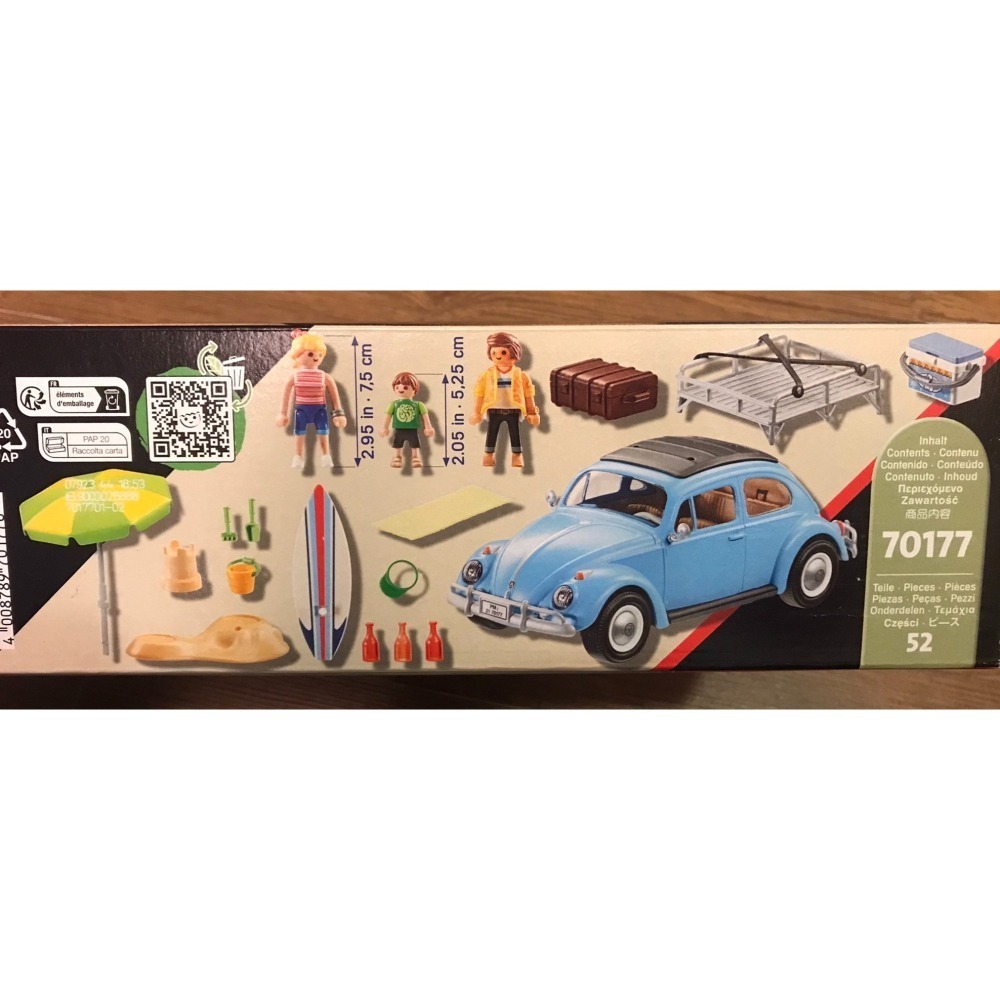 合售【積木2010】摩比人 70176 + 70177 福斯 T1 露營車 / 金龜車 摩比 playmobil-細節圖6