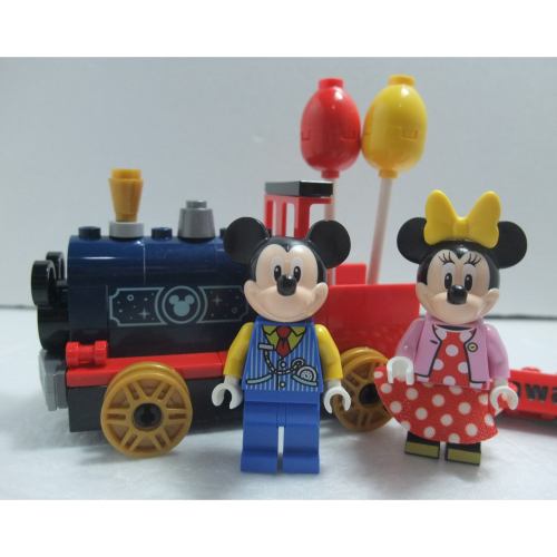 【積木2010】樂高 LEGO 火車頭 +米奇 +米妮 (含氣球道具) / 米老鼠 迪士尼 人偶 43212