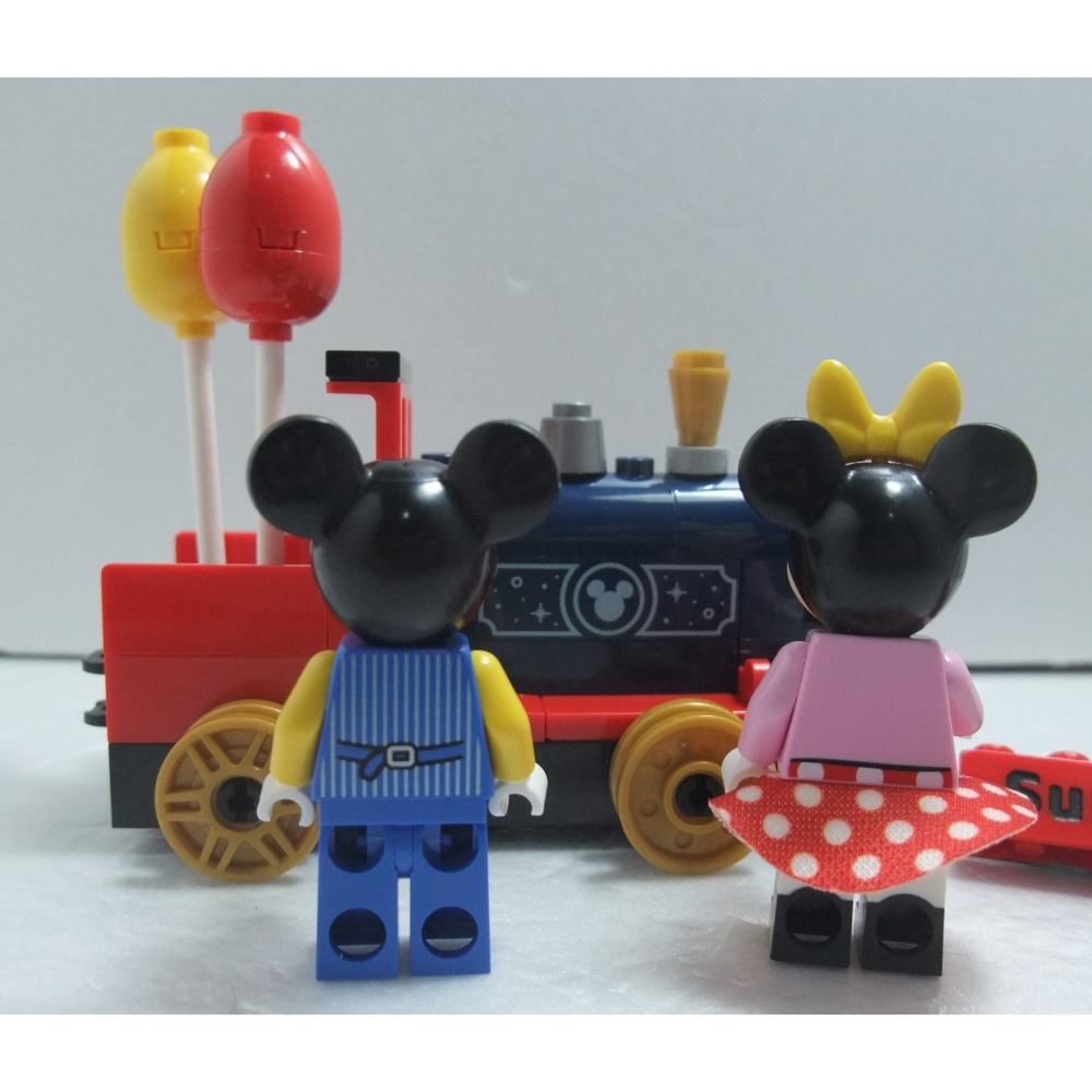【積木2010】樂高 LEGO 火車頭 +米奇 +米妮 (含氣球道具) / 米老鼠 迪士尼 人偶 43212-細節圖2